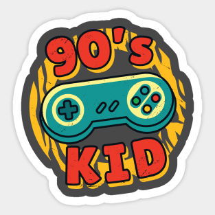 90's kid Sticker